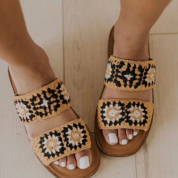 Free People Juliette Crochet Sandal Brand New In Box - Picture 3 of 8